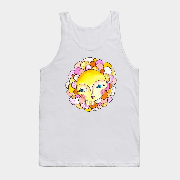 Summer Girl Tank Top by gaea